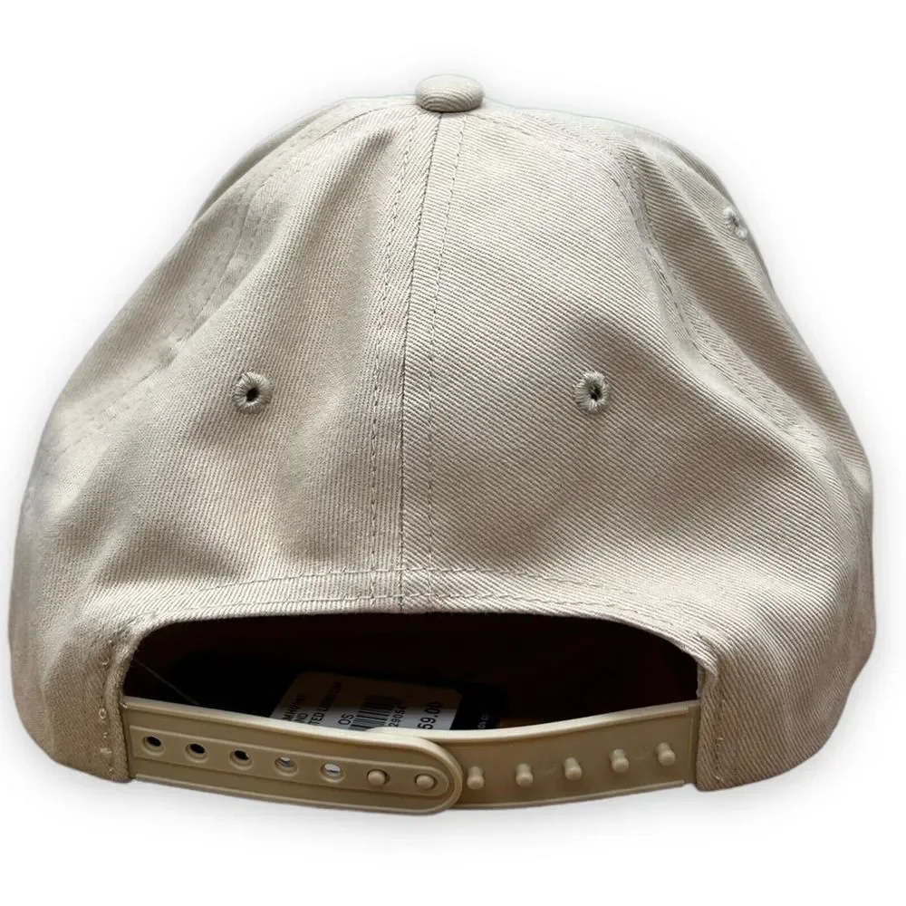 True Religion Buddha Trucker Hat Tan All Over Print‎ Cap Logo Snapback
